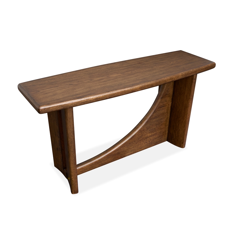 Magnussen Home Phoebe Sienna Brown Rectangular Sofa Table