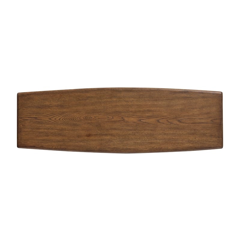 Magnussen Home Phoebe Sienna Brown Rectangular Sofa Table