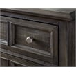 Magnussen Home Calistoga Weathered Charcoal Drawer Dresser With Landscape Mirror