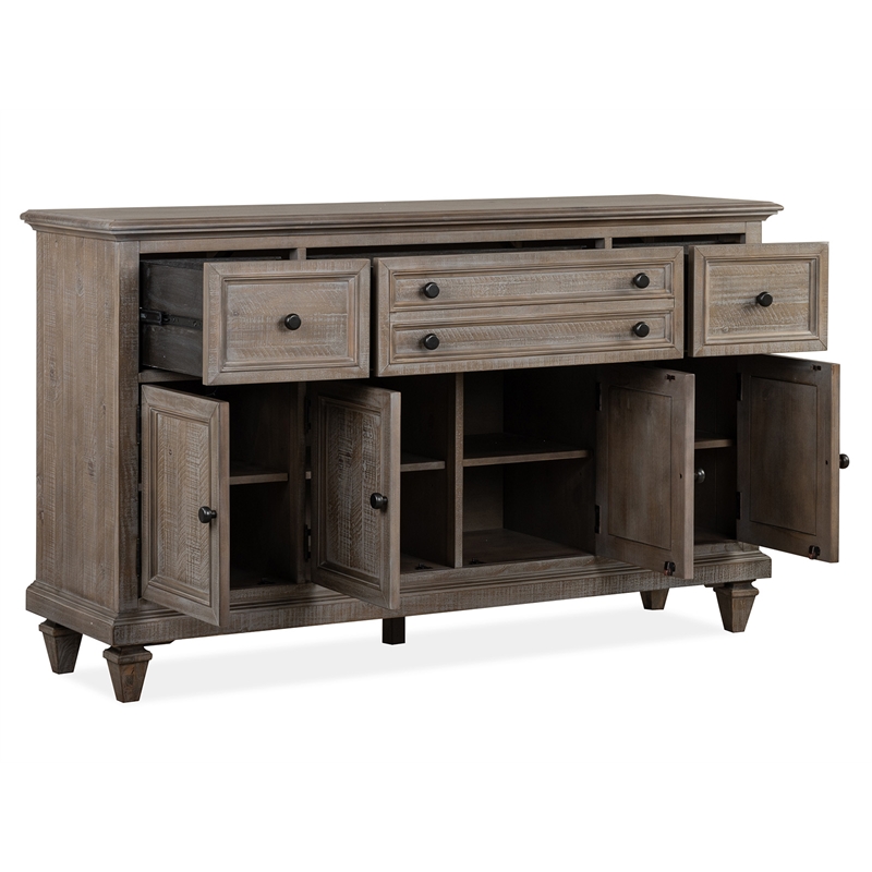 Magnussen Home Lancaster Dovetail Grey Buffet