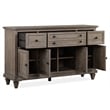 Magnussen Home Lancaster Dovetail Grey Buffet