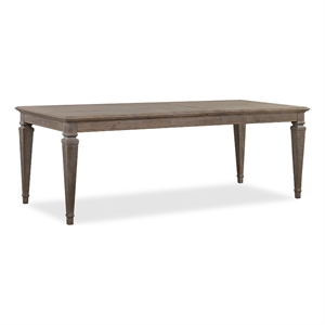 Magnussen Home Lancaster Dovetail Grey Extendable Rectangular Dining Table