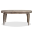 Magnussen Home Lancaster Dovetail Grey Extendable Round Dining Table