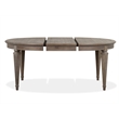 Magnussen Home Lancaster Dovetail Grey Extendable Round Dining Table