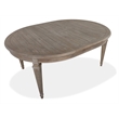 Magnussen Home Lancaster Dovetail Grey Extendable Round Dining Table