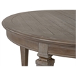 Magnussen Home Lancaster Dovetail Grey Extendable Round Dining Table