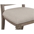 Magnussen Home Lancaster Dovetail Grey Upholstered Side Chair Two Pack