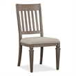 Magnussen Home Lancaster Dovetail Grey Upholstered Side Chair Two Pack