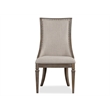 Magnussen Home Lancaster Dovetail Grey Upholstered Arm Chair Two Pack