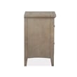 Magnussen Home Paxton Place Dovetail Grey Small Drawer Nightstand