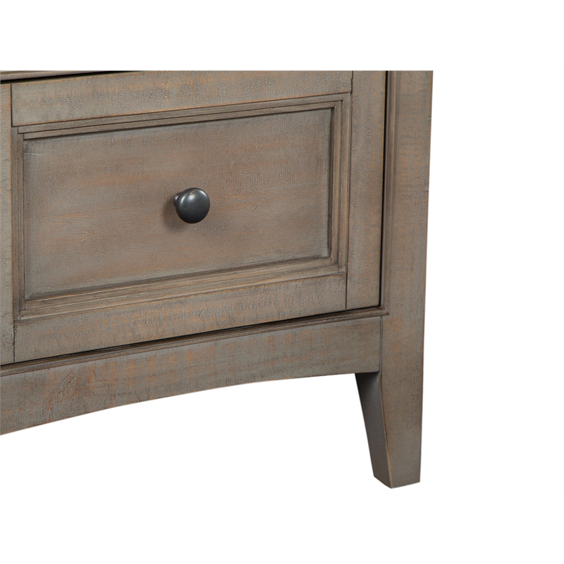 Magnussen Home Paxton Place Dovetail Grey Small Drawer Nightstand