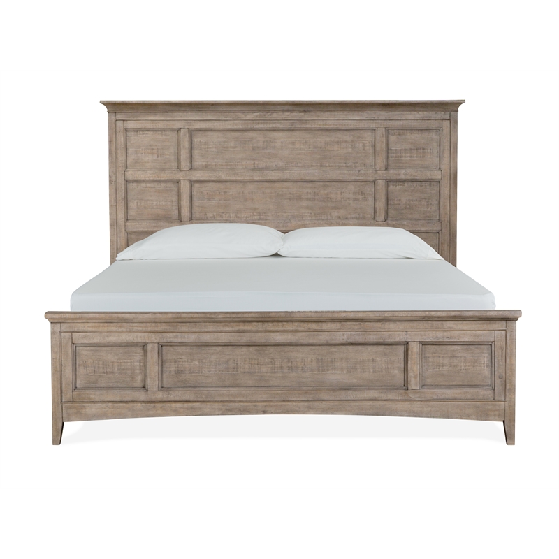 Magnussen Home Paxton Place Dovetail Grey California King Panel Storage Bed