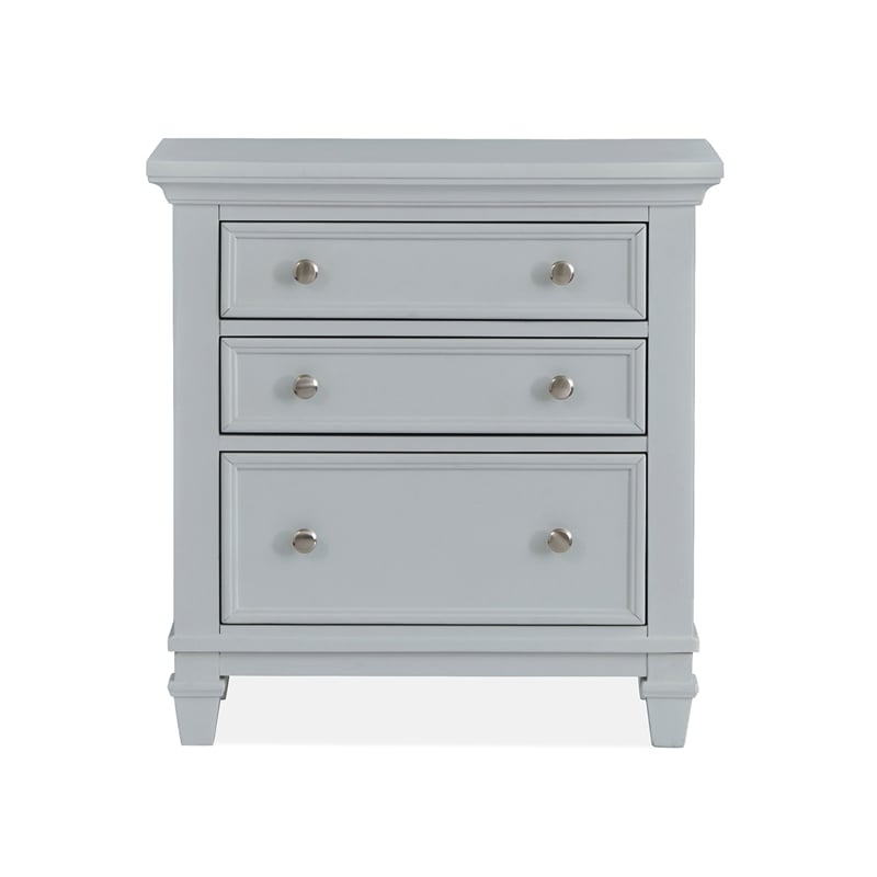 Magnussen Home Charleston Harbor Gray Grey Drawer Nightstand