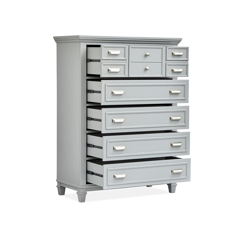Magnussen Home Charleston Harbor Gray Grey 5-Drawers Bedroom Chest