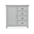 Magnussen Home Charleston Harbor Gray Grey 1-Door Bedroom Chest