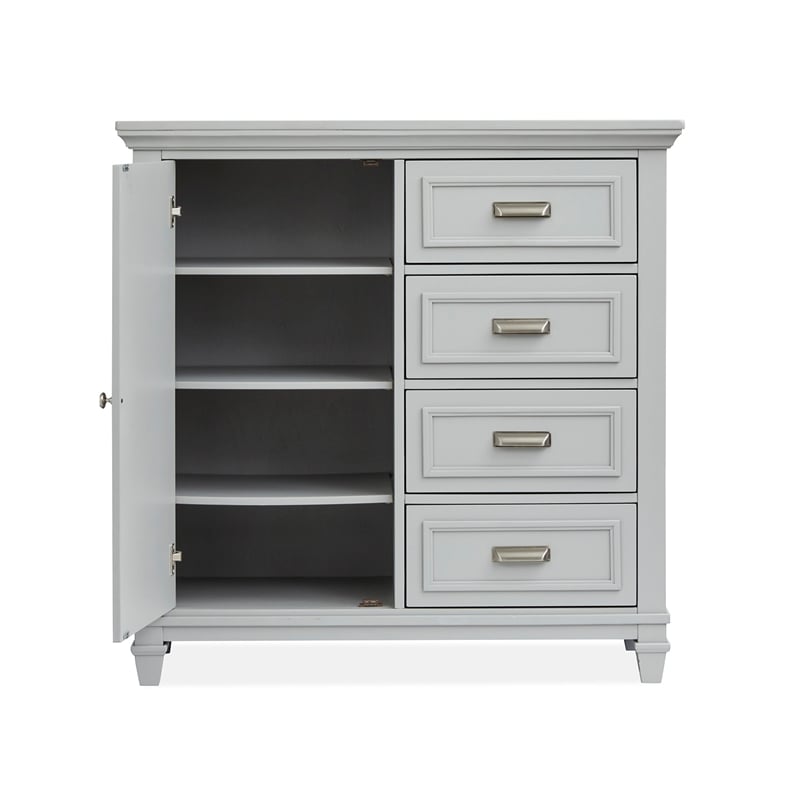 Magnussen Home Charleston Harbor Gray Grey 1-Door Bedroom Chest