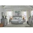 Magnussen Home Charleston Harbor Gray California King Grey Panel Bed