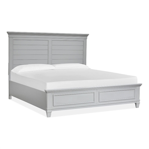 Magnussen Home Charleston Harbor Gray California King Grey Panel Bed