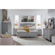 Magnussen Home Glenbrook Pebble Drawer Dresser With Landscape Mirror in Pebble