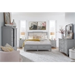 Magnussen Home Glenbrook Pebble Drawer Dresser With Landscape Mirror in Pebble