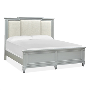 Magnussen Home Glenbrook Pebble Queen Upholstered Panel Bed