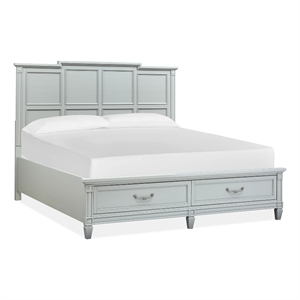 Magnussen Home Glenbrook Pebble King Panel Storage Bed
