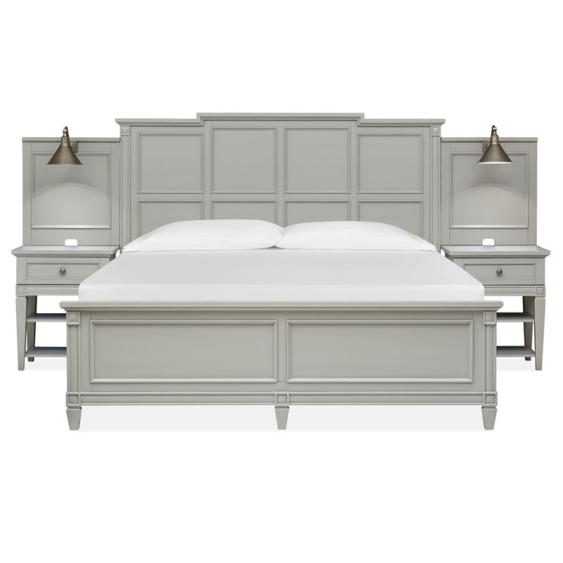Magnussen Home Glenbrook Pebble King Wall Bed