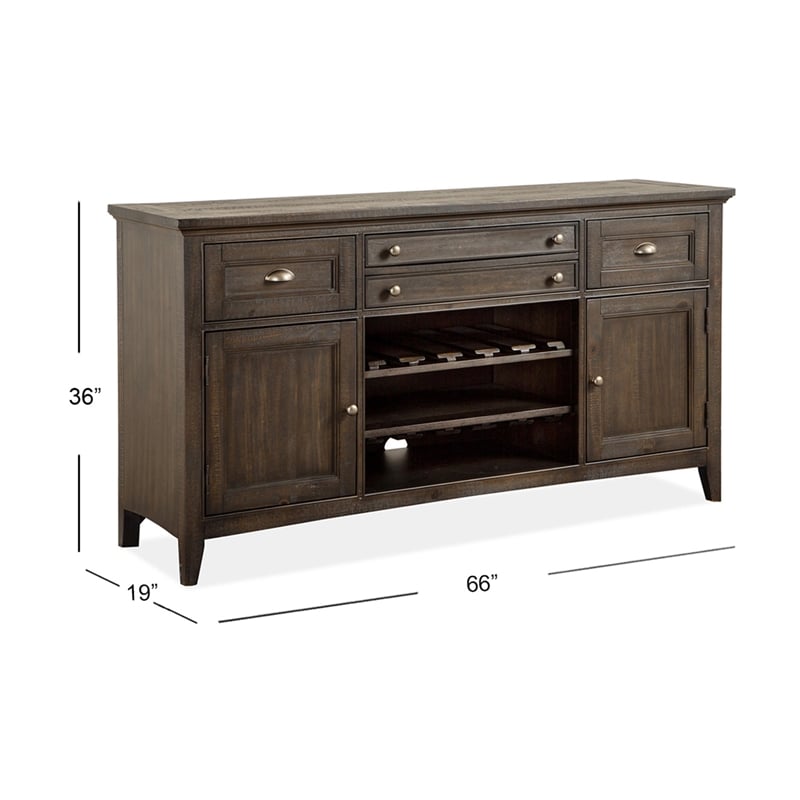 Magnussen Home Westley Falls Graphite Buffet