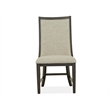 Magnussen Home Westley Falls Graphite Upholstered Host Chair Two Pack