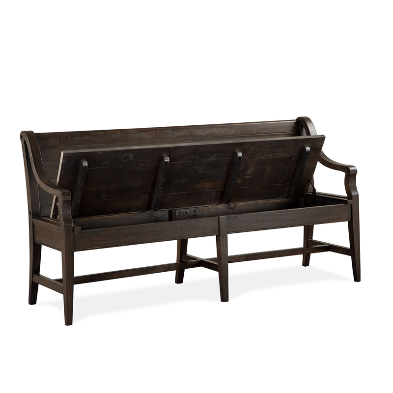 Magnussen Home Westley Falls Graphite Bench
