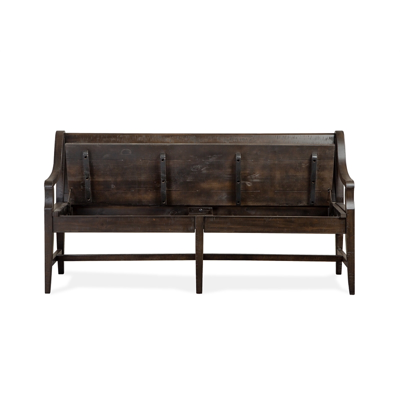 Magnussen Home Westley Falls Graphite Bench