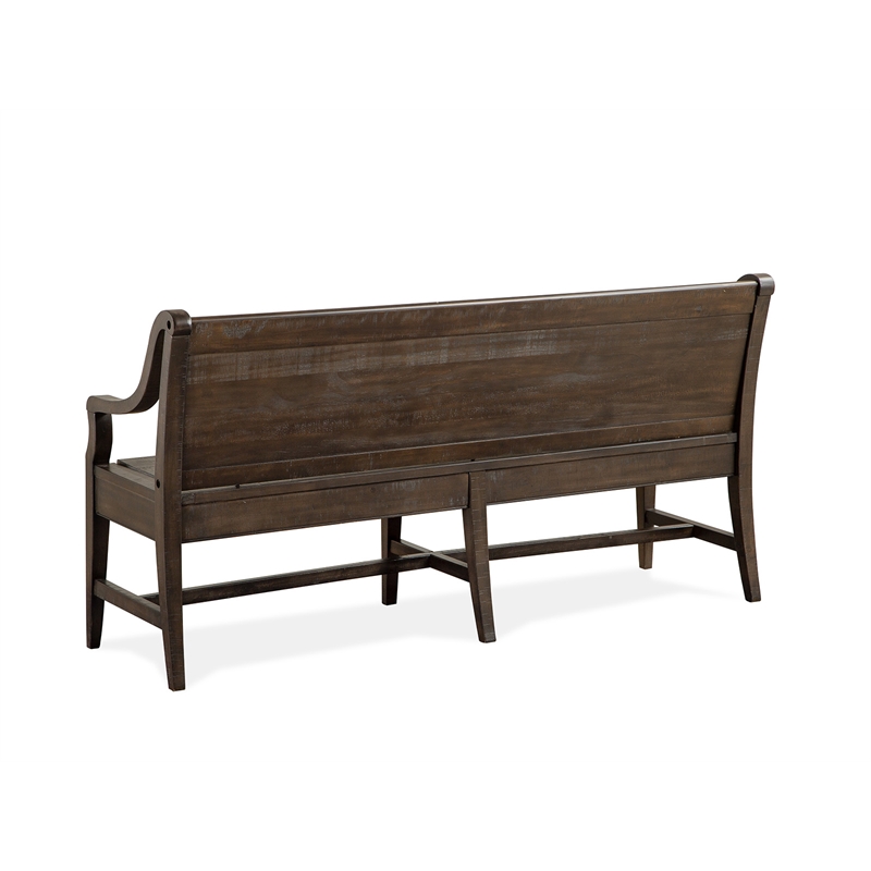 Magnussen Home Westley Falls Graphite Bench