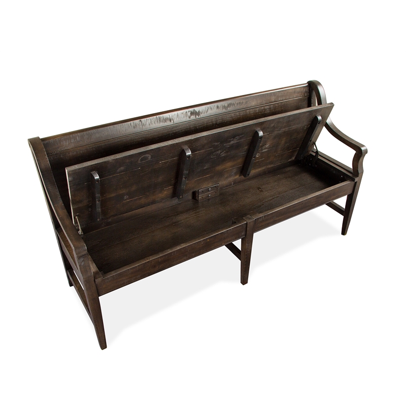 Magnussen Home Westley Falls Graphite Bench