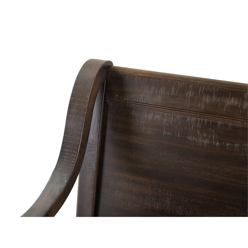 Magnussen Home Westley Falls Graphite Bench