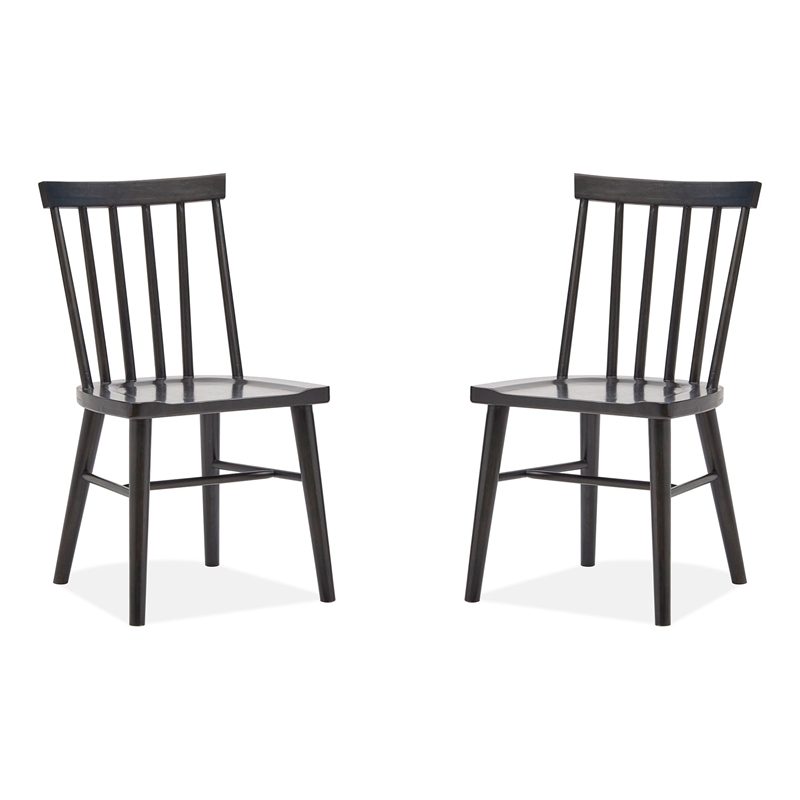 Magnussen Home Lindon Coffee Bean Side Chair Two Pack