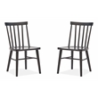 Magnussen Home Lindon Coffee Bean Side Chair Two Pack