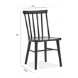 Magnussen Home Lindon Coffee Bean Side Chair Two Pack