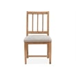 Magnussen Home Lindon Belgian Wheat Upholstered Side Chair Two Pack