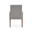 Magnussen Home Lindon Belgian Wheat Grey Upholstered Arm Chair Two Pack
