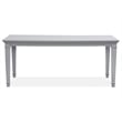 Magnussen Home Charleston Harbor Gray Grey Extendable Rectangular Dining Table