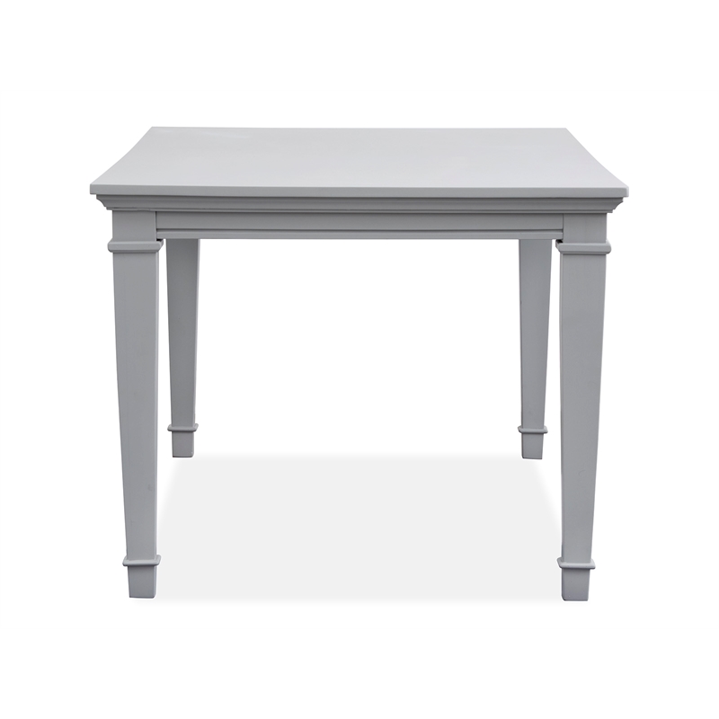 Magnussen Home Charleston Harbor Gray Grey Extendable Rectangular Dining Table