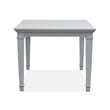 Magnussen Home Charleston Harbor Gray Grey Extendable Rectangular Dining Table