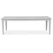 Magnussen Home Charleston Harbor Gray Grey Extendable Rectangular Dining Table