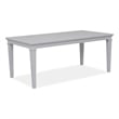 Magnussen Home Charleston Harbor Gray Grey Extendable Rectangular Dining Table
