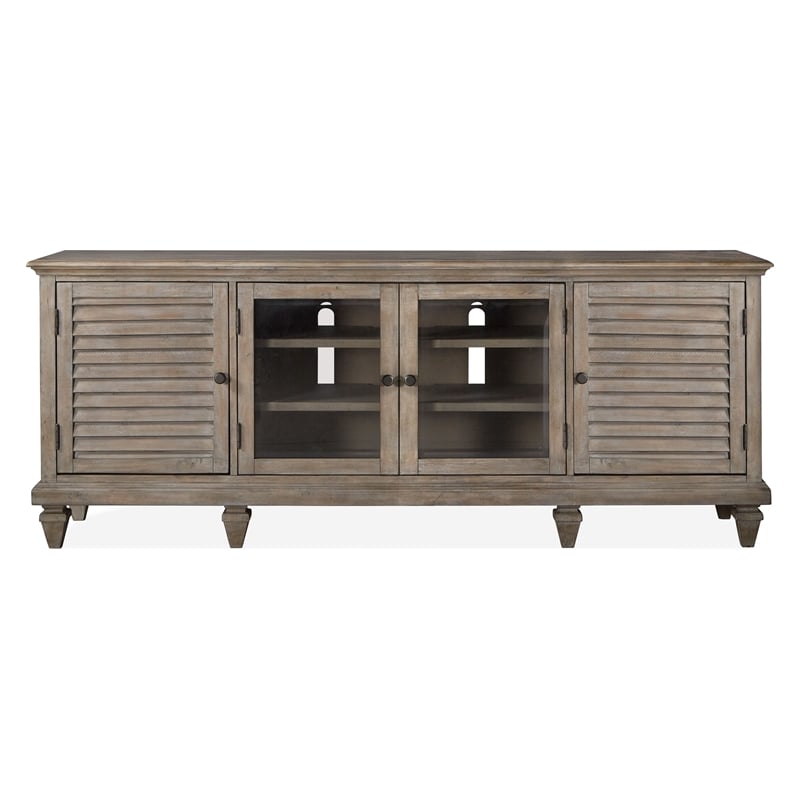 Magnussen Home Calistoga Dovetail Grey Large Console