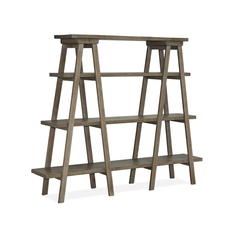 Magnussen Home Lancaster Dovetail Grey Bookshelf