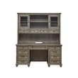 Magnussen Home Lancaster Dovetail Grey Credenza With Hutch