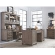 Magnussen Home Lancaster Dovetail Grey Credenza With Hutch