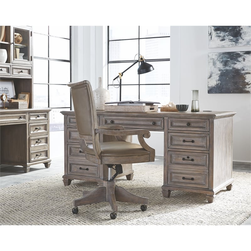Magnussen Home Lancaster Dovetail Grey Credenza