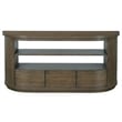 Magnussen Home Bosley Lt. Brown Porpoise Demilune Console